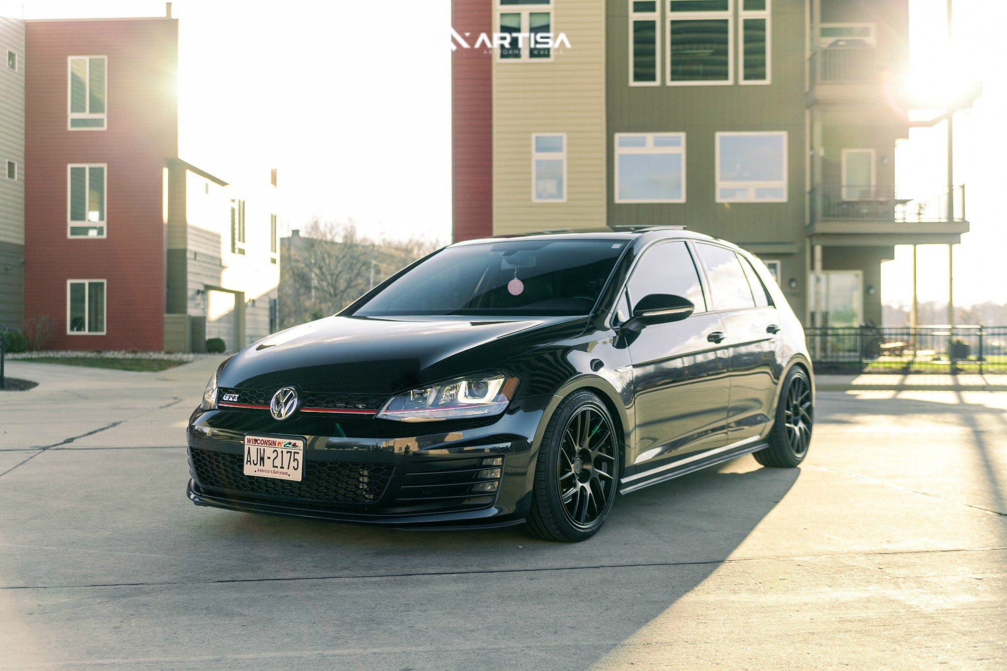 1 2016 Gti Volkswagen Se Bc Racing Coilovers Artisa Artformed Elder Black