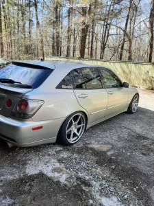 1 2002 Is300 Lexus Sportcross Tein Coilovers Artisa Artformed Titan Silver