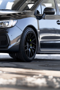 1 2019 Wrx Sti Subaru Base Stock Air Suspension Artisa Artformed Elder Black