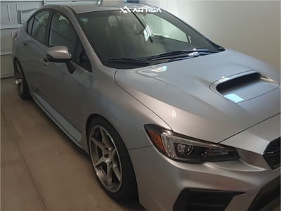 2020 Subaru WRX STI - 18x9.5 35mm - Anovia Titan - Coilovers - 245/40R18