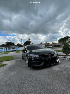 1 2017 Civic Honda Ex Bc Racing Coilovers Artisa Artformed Elder Silver