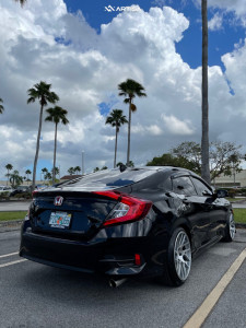 1 2017 Civic Honda Ex Bc Racing Coilovers Artisa Artformed Elder Silver