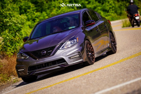 1 2019 Sentra Nissan Nismo Stock Air Suspension Artisa Artformed Elder Black