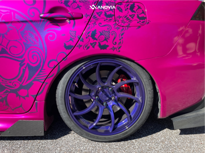 1 2013 Lancer Mitsubishi Evolution Gsr Air Lift Performance Air Suspension Anovia Night Blue