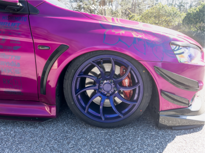 1 2013 Lancer Mitsubishi Evolution Gsr Air Lift Performance Air Suspension Anovia Night Blue