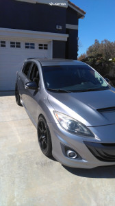 2013 Mazda MazdaSpeed3 - 18x8.5 35mm - Anovia Titan - Coilovers - 235/45R18