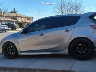 1 2013 Mazdaspeed3 Mazda Base Corksport Coilovers Artisa Artformed Titan Black