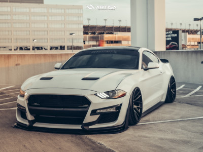 2019 Ford Mustang - 19x11 7mm - Anovia Elder - Air Suspension - 235/35R19