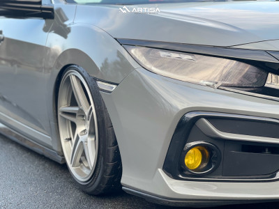 1 2019 Civic Honda Si Air Lift Performance Air Suspension Artisa Artformed Carrier Machined