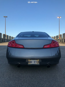 1 2007 G35 Infiniti Base Tein Coilovers Artisa Artformed Elder Silver