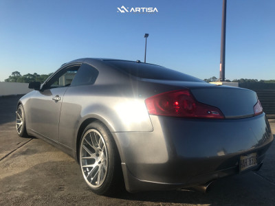 1 2007 G35 Infiniti Base Tein Coilovers Artisa Artformed Elder Silver