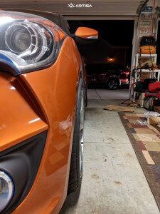 1 2016 Veloster Hyundai Turbo Godspeed Project Lowering Springs Artisa Artformed Titan Silver