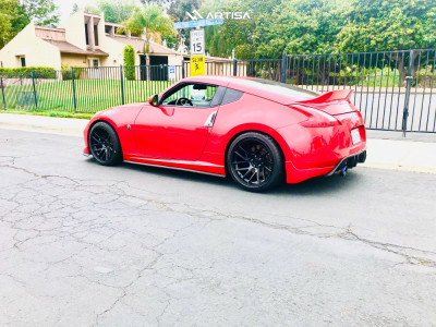 1 2011 370z Nissan Touring Hr Lowering Springs Artisa Artformed Elder Black