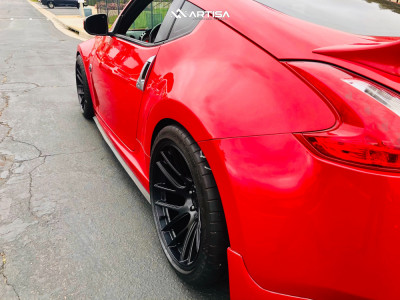 1 2011 370z Nissan Touring Hr Lowering Springs Artisa Artformed Elder Black