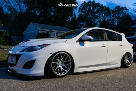 1 2012 Mazdaspeed3 Mazda Base Air Lift Performance Air Suspension Artisa Artformed Elder Silver