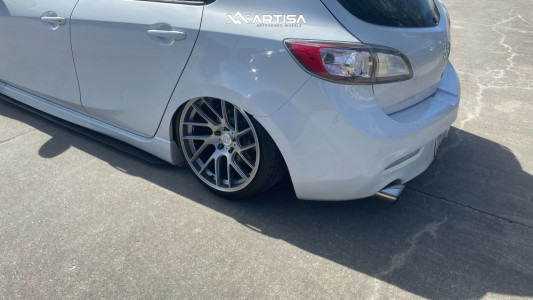 1 2012 Mazdaspeed3 Mazda Base Air Lift Performance Air Suspension Artisa Artformed Elder Silver