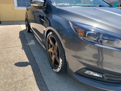 1 2017 Focus Ford St St Coilovers Artisa Artformed Kinetic Bronze