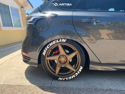 1 2017 Focus Ford St St Coilovers Artisa Artformed Kinetic Bronze