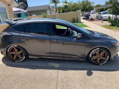 1 2017 Focus Ford St St Coilovers Artisa Artformed Kinetic Bronze