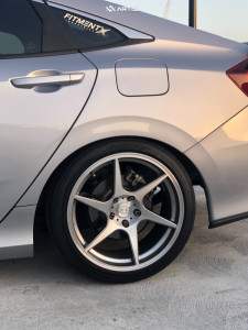 1 2017 Civic Honda Si Bc Racing Coilovers Artisa Artformed Titan Silver