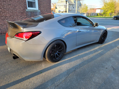 1 2011 Genesis Coupe Hyundai 20t R Spec Raceland Coilovers Artisa Artformed Night Black