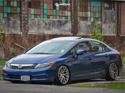 1 2012 Civic Honda Ex D2 Racing Coilovers Anovia Elder Silver