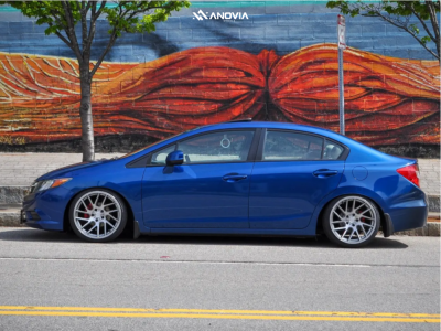 1 2012 Civic Honda Ex D2 Racing Coilovers Anovia Elder Silver