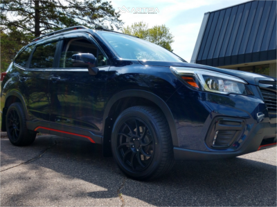 1 2020 Forester Subaru Sport Stock Air Suspension Artisa Artformed Night Matte Black