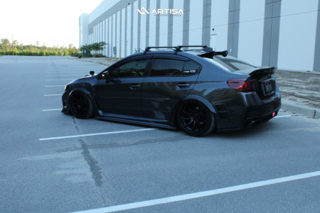 1 2016 Wrx Subaru Premium Airtekk Air Suspension Artisa Artformed Night Black