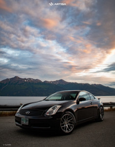 1 2003 G35 Infiniti Base Stock Air Suspension Artisa Artformed Elder Silver