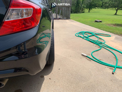 1 2012 Civic Honda Si Stock Air Suspension Artisa Artformed Night Blue