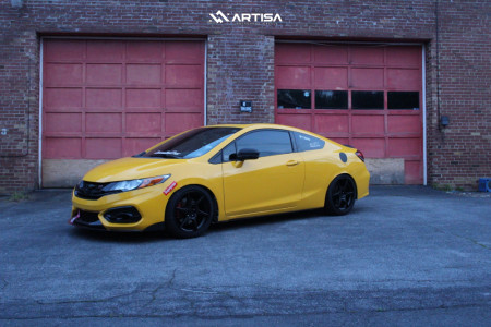 1 2014 Civic Honda Si Tein Coilovers Artisa Artformed Titan Black