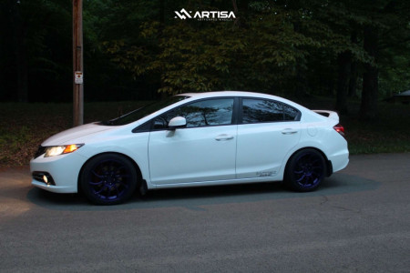 1 2013 Civic Honda Si Eibach Lowering Springs Artisa Artformed Night Custom