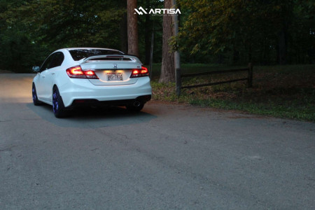 1 2013 Civic Honda Si Eibach Lowering Springs Artisa Artformed Night Custom