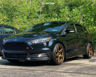 1 2016 Focus Ford St Stock Air Suspension Artisa Artformed Kinetic Bronze