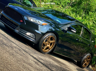 1 2016 Focus Ford St Stock Air Suspension Artisa Artformed Kinetic Bronze