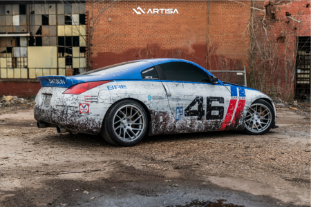 2003 Nissan 350Z Enthusiast Wheel Offset Flush Coilovers