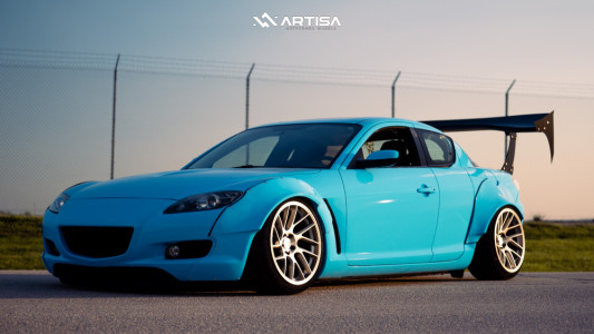 1 2004 Rx 8 Mazda Base Air Lift Performance Air Suspension Artisa Artformed Elder Silver