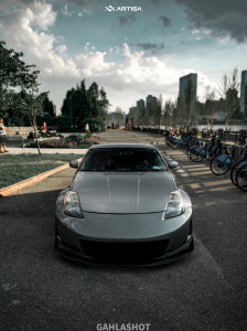 1 2003 350z Nissan Performance Bc Racing Coilovers Artisa Artformed Night Black