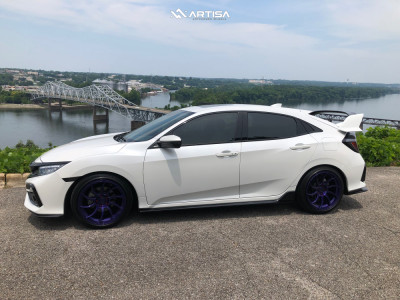 1 2020 Civic Honda Sport Touring Eibach Lowering Springs Artisa Artformed Night Blue