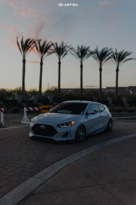 1 2020 Veloster Hyundai Turbo R Spec Bc Racing Coilovers Artisa Artformed Titan Silver