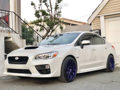 2017 Subaru WRX - 18x9.5 35mm - Anovia Night - Stock Suspension - 245/40R18