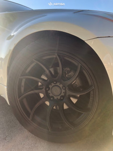 1 2003 350z Nissan Touring Stock Air Suspension Artisa Artformed Night Matte Black