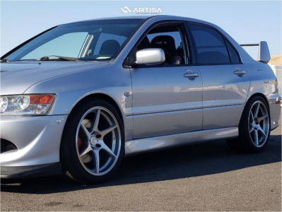1 2005 Lancer Mitsubishi Evolution Mr Fortune Auto Coilovers Artisa Artformed Titan Silver