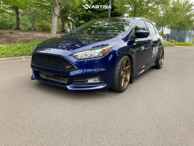 1 2017 Focus Ford St Fortune Auto Coilovers Artisa Artformed Kinetic Bronze