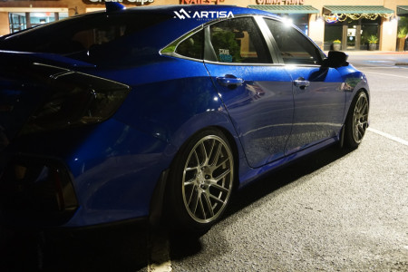 1 2020 Civic Honda Si Function And Form Coilovers Artisa Artformed Elder Polished