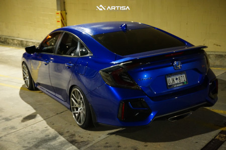 1 2020 Civic Honda Si Function And Form Coilovers Artisa Artformed Elder Polished