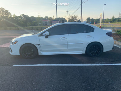 1 2018 Wrx Subaru Limited Fortune Auto Coilovers Artisa Artformed Night Black