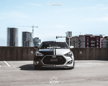 1 2016 Veloster Hyundai Turbo Eibach Lowering Springs Artisa Artformed Elder Silver