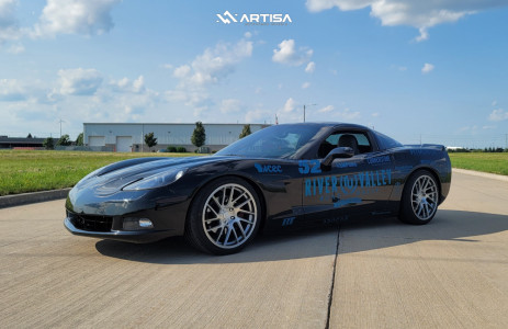 1 2008 Corvette Chevrolet Base Bc Racing Coilovers Artisa Artformed Elder Silver